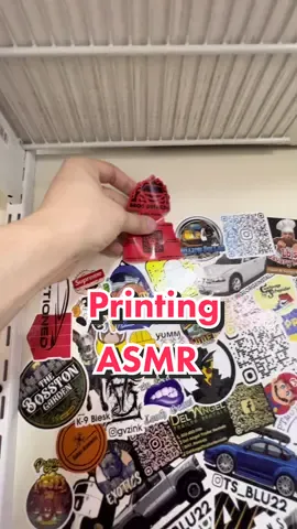 Daily ASMR// @Seos_detailing #dailyasmr #customstickers #shippingasmr #printingasmr