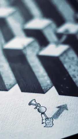 ORIEL N°3 - four hands drawing with @olivierpoinsignon  #art #dessin #drawing #illusion #3d #perspective #olivierpoinsignon #ørakss