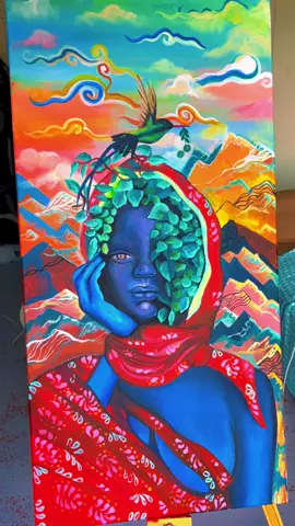 Name suggestions 🤔#painting #surrealism #travelartjournal #feelinggood