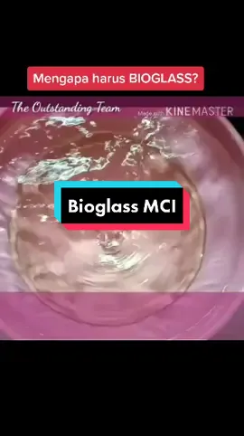 Bioglass bisa merubah air biasa menjadi air hexagonal yg banyak mengandung Oksigen#bioglass#hexagonal#MCI#fypシ