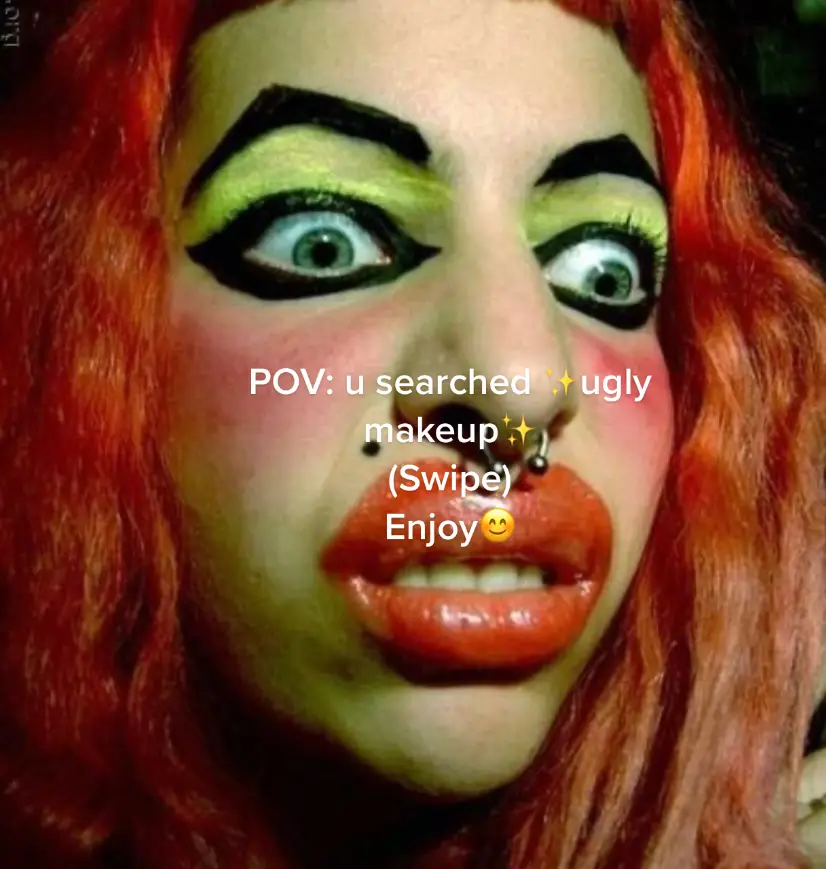 💀#fyp #uglymakeup