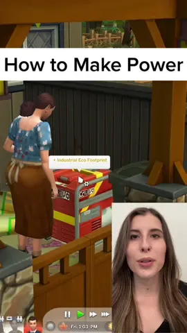 This is just one of the few ways that eco lifestyle allows Sims to make their own power #sims4ecolifestyle #sims4 #sims4build #sims4play #simsecolifestyle #thesims4 #LearnOnTikTok #simstok