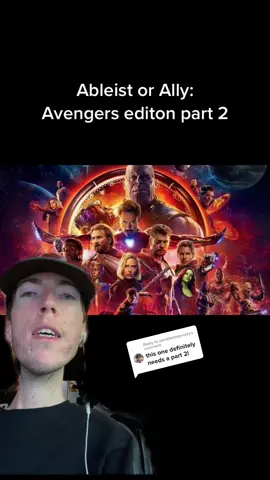 #greenscreen Reply to @asnailwithanxiety Ableist or Ally: Avengers edition part 2 #fyp #comedy #spinalmuscularatrophy #storytime