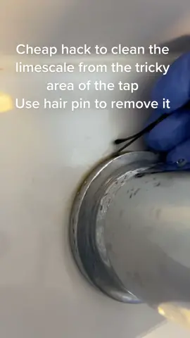Cheap hack for tap cleaning #tapcleaning #cleaning #hacks #tipsandtricks #bathroomcleaninghack #cleantokuk #viraltiktok #fypシ #foryoupage