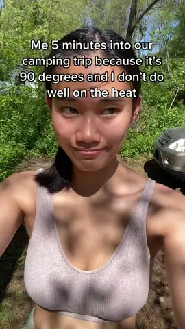 I’d go anywhere with AC #camping #weekendgetaway #hot #melting #michigansummer #heatstroke #airconditioning #gohome