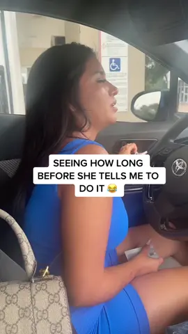 I knew she wasnt going to put gas in her self 😂#fyp