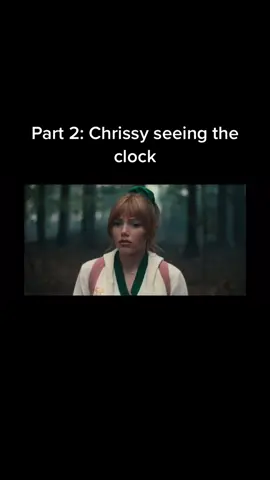 Stranger Things S04E01 Chrissy seeing the clock part 2 #chrissy #strangerthings4 #grandfatherclock #vecna #fyp #fy