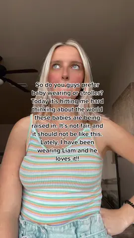 Babywearing or stroller? #momtok#happybaby#MomsofTikTok#ftm#babyboy#babywearing#stroller#mamasoftiktok#foryoupage#fyp#sahm