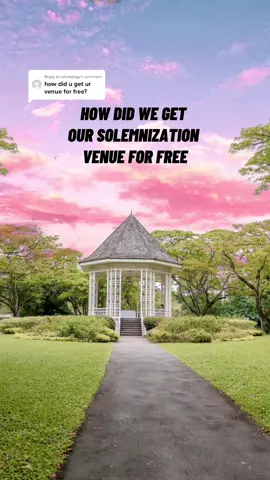 Replying to @whatalogy  make sure you book early as it’s subject for availability 🤗 #bandstand #singaporebotanicgardens #solemnizationvenue #weddingvenuesg #tiktoksg #weddingtiktok