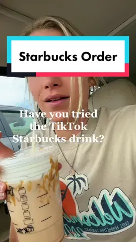 The tiktok drink! Have you tried it?! #tiktokdrink #starbucks #trend #starbucksorder #viral #icedcoffee #coffee