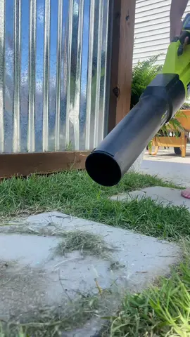 He’s been asking for new @ryobitoolsusa!  It was a hard secret to keep surprising him with the new 40v leaf blower, but it was so worth the wait! #sponsored