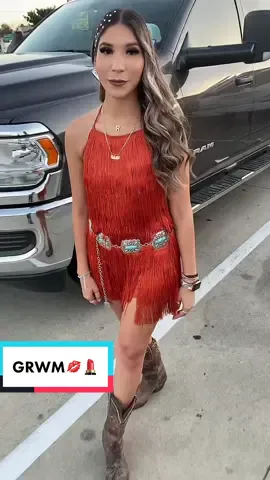 Get ready with me🌵 💄⚡️ #sheinhaul #getreadywithme #fyp #shein #fringedress #westernfashion #kyliecosmetics #anastasiabeverlyhills #hudabeauty #bootbarn #mexicantiktok #dallastx #texas #tartecosmetics @SHEIN @MorpheOfficial @Kylie Cosmetics @Huda Beauty #morphecosmetics #morphe  @Adriana y Jorge