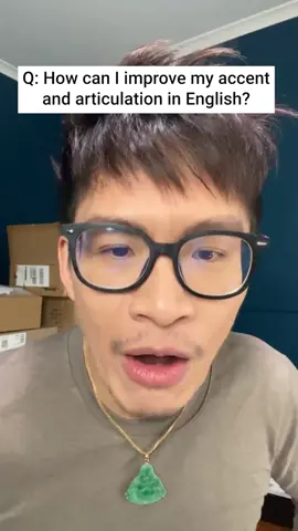 Part of improving your accent is learning the proper mouth movements of that language and then putting in as much practice as you can to get better!