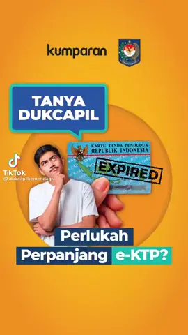 Penjelasan Dirjen Dukcapil Kemendagri @zudanariffakrulloh @dukcapilkemendagri terkait perpanjangan e-KTP #dukcapilkbkalsel #dukcapil #kemendagri