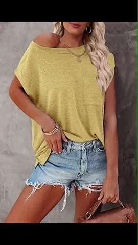 👚Women's Short Sleeve Tunic Tops Basic Loose T Shirts Solid Color Batwing Sleeve Casual Tee!https://amzn.to/3xUzwWO