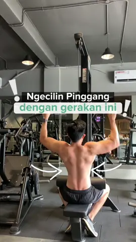 gimana sih cari kecilin pinggang dengerin penjelasan ini❗️ #fyptiktokviral #gymlifestyle #tipsgym #backexercise #fitandvit