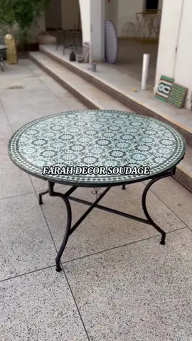 Nous ne sommes pas les seuls, mais sûrement nous sommes les meilleurs 🇲🇦♥️ #furniture #handmadecraft #mosaic #mosaictable #moroccanhandmade #fountain #zelligetile #الزليج_المغربي