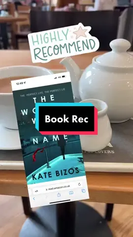 What a belter of a book. Read it now. You won’t regret it. The Woman With No Name by @Kate Bizos #psychologicalthriller #thrillerbooktok #thrillerbooklover #katebizos #wendyhjonesauthor #BookTok #readertok