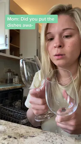 The dishes are still not done😂