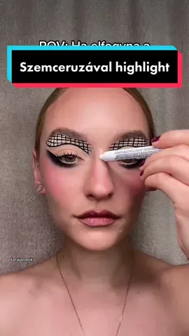HATALMAS trend volt ez a highlighter trükk, de hát tényleg praktikus!🤓 #highlighter #nyxjumbo #nyxjumboeyepencil #sminktrükk #sminktippek #praktikus #praktikusmegoldás #fehér #szemceruza #prajándék #beválttermék #magyarsminkes #sminktips #magyartiktok #sminkes #trükkök #próbáldkiteis #feketefehér #kockás #nyx #magyar #csakneked #pármásodpercben #puszipuszi #nektekbelegyen