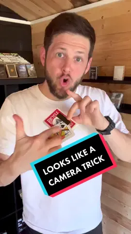 Looks like a camera trick! 😮 #magic #magician #impossible #foryou #fyp