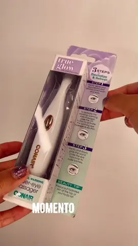 MASAJEADOR para contorno de ojos de @Conair @Conair Latinoamérica #masajeadordeojos #contornodeojos😍🥰 #masajefaciales #sinojeras❤️