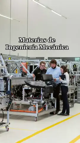 Materias de Ingeniería Mecánica ⚙️ #universidad