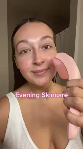 Evening skincare routine with a breakout 🫠 #skincare #skincareroutine #breakout #fyp #eveningskincare #grwm