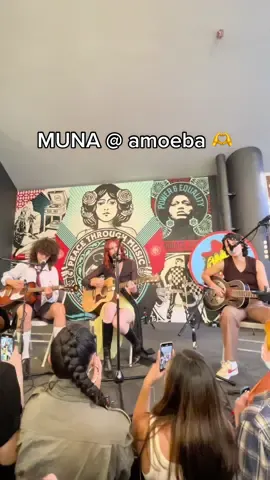 life’s so fun! #muna #liveshow #losangeles #amoebamusic