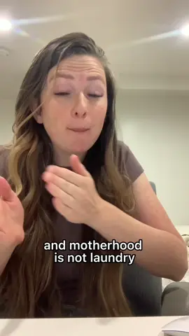 Laundry is laundry, not motherhood. #momreels #motherhood #5under5