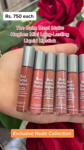 The Balm Meet Matte Hughes Long Lasting Lipstick - Mini Version (Limited Edition)                #liquidlipstick #lipstick #nudelip #lacosmeticsnepal #cosmetics #foryou #foryoupage #trending #trend #viraltiktok