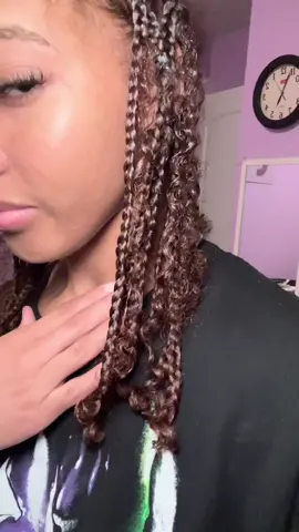 A very crazy hair video 🤣 They came out super cute though !  #blackgirlknotlessbraids #goddessbraidsnaturalhair #blackgirlnaturalhair #blackgirlcurls