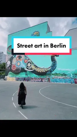 One of my favorite things about traveling all over the world and digital nomading in so many cities is seeing the street art. Big thanks to Karin Bischoff from City Guides Berlin and @visitgermany. As she said, “Art doesn’t have to be in a museum.” It’s part of Berlin’s culture and was often done by Berliners on the Berlin Wall from the 1970’s on. @visitberlin has a great map of street art and info on their About Berlin app. #streetart #@dstreetartberlin #berliner #fromberlinwithlove #travelgirl