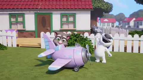 Talking Tom, o avião da angela quebrou. 😱 #talkingtom #tiktok #viralvideo #viral #fy #fyp #fypシ #desenho #anime #criança