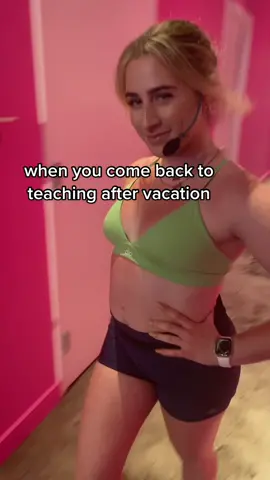 wait for the end… might have gone a bit too hard while on vacay… #workoutclass