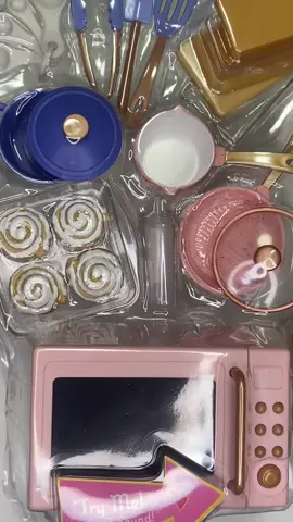 LET'S #unbox THE #ourgeneration MICROWAVE KITCHEN SET! ✨ #fyp #foryou #asmr #viral ##toytok #minitoys #satisfying #asmrsounds #oddlysatisfying