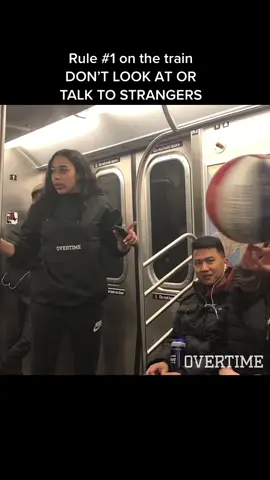 I can’t believe we got everyone to do THIS on the train in NYC 🥹 #happy #nyc #train #subway #metro