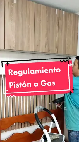 Regulamiento Pistón a gas para puertas de #melamima #parati #fgv #aprendemelamina