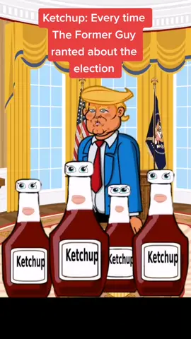 According to recent testimony from a former White House staffer, ketchup had a rough time with the former guy #elections #democrats #politics #fypシ