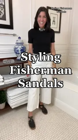 #stylingtips  #over50 #fashion #over50style #fishermansandals @Everlane