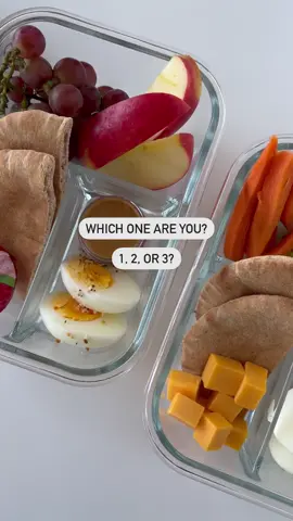 Which one are you? Im #3 today 😎 #healthysnack #snackpack #caloriedeficit #fatloss #healthylunch #healthylunchideas #nutritiontips