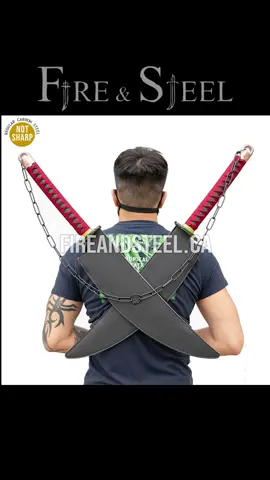 Demon Slayer - Tengen Uzui's Dual Nichirin Swords (Tengen Sword) #demonslayer #tengenuzui#katana#animetiktok#swordtiktok#anime#foryou #fypシ #fyp