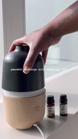mixed the citrus and vanilla essential oils from @Everlasting_Comfort in my diffuser to help make my morning routine feel even more calming. #Lifestyle #morningroutine #foryou #aesthetic #minivlog #aromatherapy #blackgirlluxury