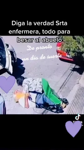 #deprontoundiadesuerte #viejitos  #viralchistoso la enfermera quiso beso #undiadesuertesemehizoconocerte #verogonzacande #viral