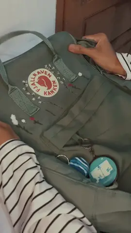 still 90% but its cute enough lol 🫠 #embroidery #embroiderytutorial  #embroiderykanken #backpack #DIY #diyembroidery