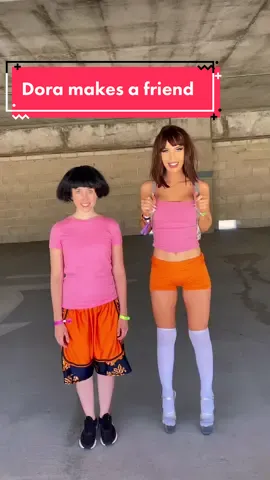 Dora makes a friend @Storm ⚡️ @oxbrandi #fyp #dora #parody #foryou