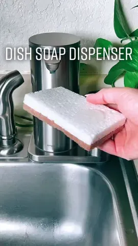 Restocking my sink with this new dish soap dispenser 🤩 #asmr #restock #refill #simplehuman #simplehumanhome #simplehumanpartner #satisfying @simplehuman