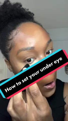 HOW TO *PERFECTLY* SET YOUR UNDER EYE. #healthadepopit #makeuptutorial #undereyecircles #lauramercier