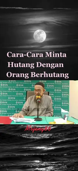Cara Minta Hutang #sekadarperkongsian #ustazazharidrus #fypシ