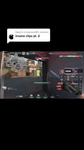 Reply to @cristaaaaan08 insane clips pt. 2 #valorantclips #Valorant #valorantfunny #fyp #foryoupage